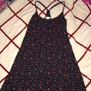 dark floral dress